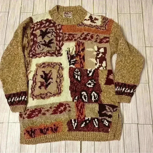 🍂Vintage Heirloom Collectables Fall Knitted Sweater🍂 - Picture 1 of 5